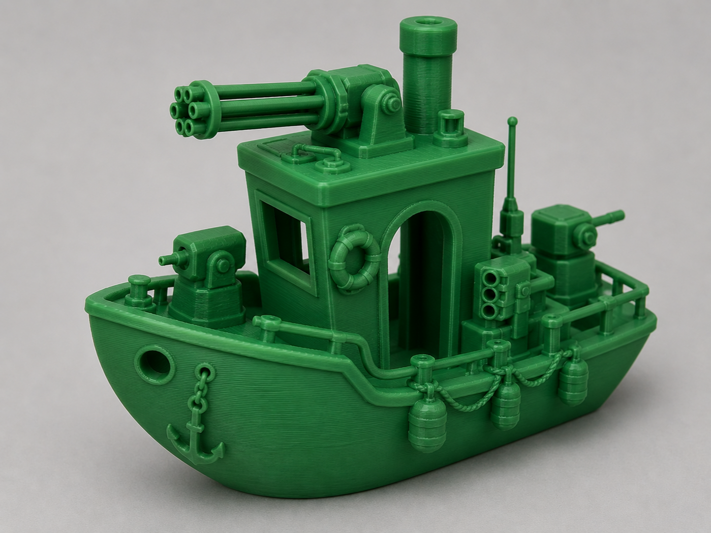 War Benchy – Battle Benchy with Minigun