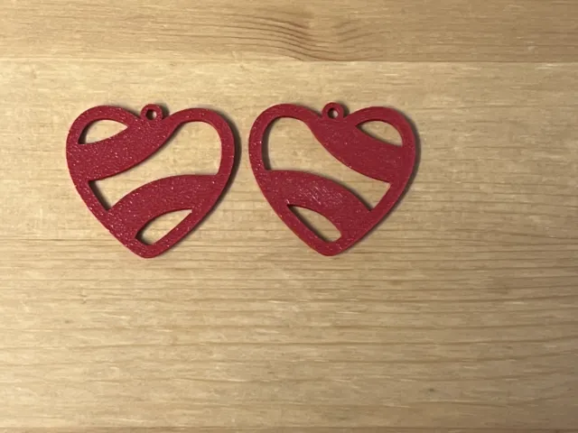 heart earrings