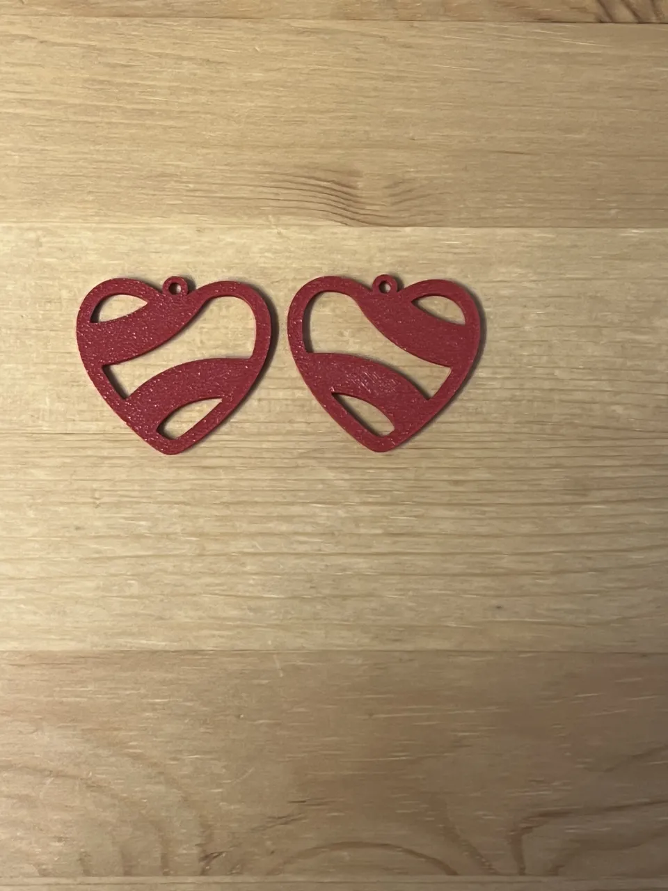heart earrings view 2