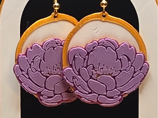 Peony Earrings