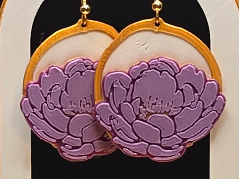 Peony Earrings