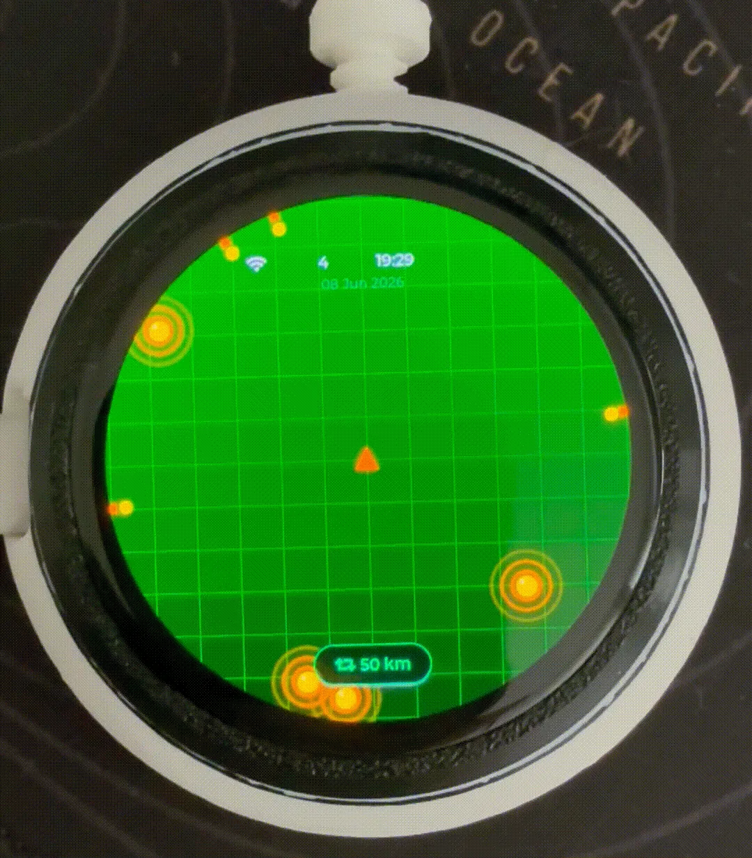 Capsule Radar — Live Flight Radar Desk Gadget view 2