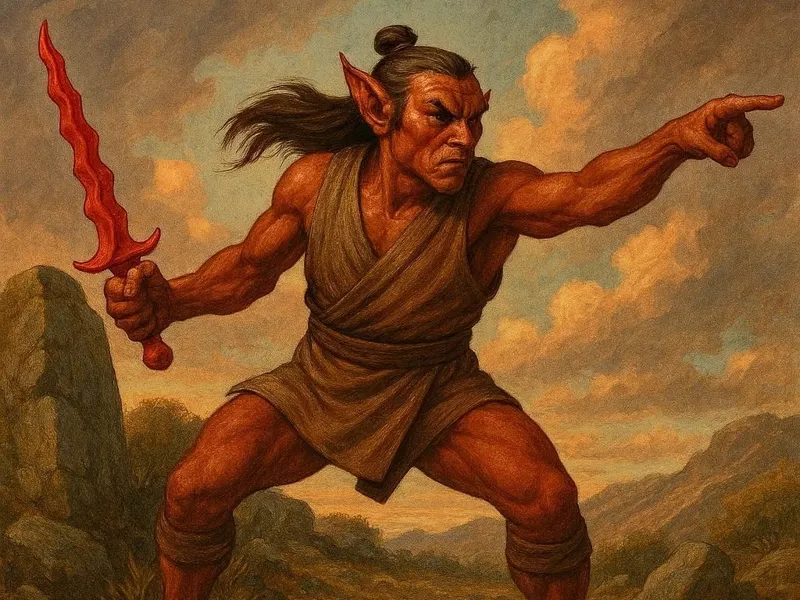 Targor the Bloodsword - Blade dancer
