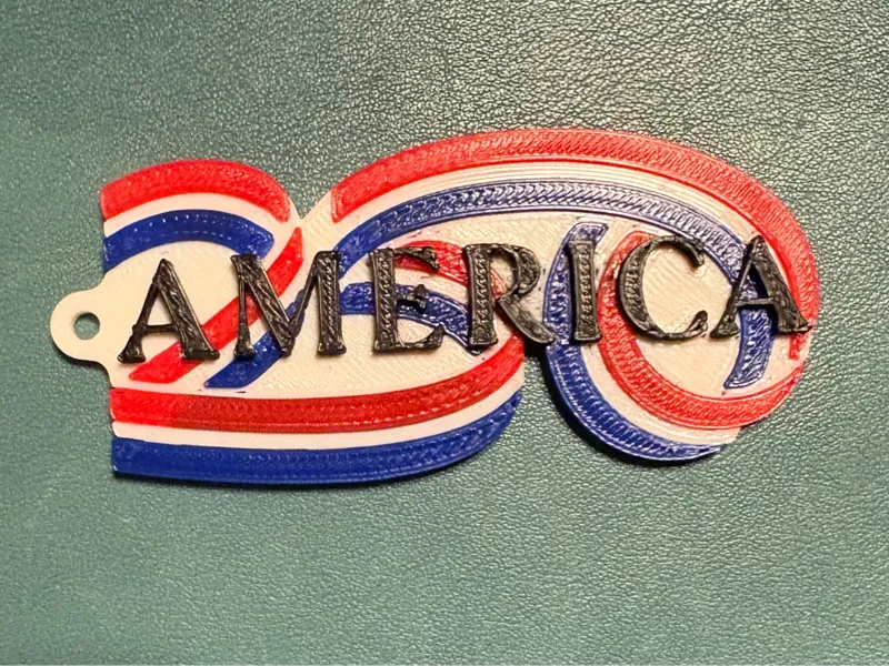 America 250 key chain