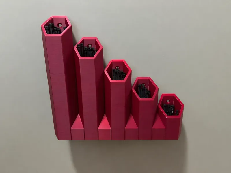 Magnetic Modular Zip Tie Holder