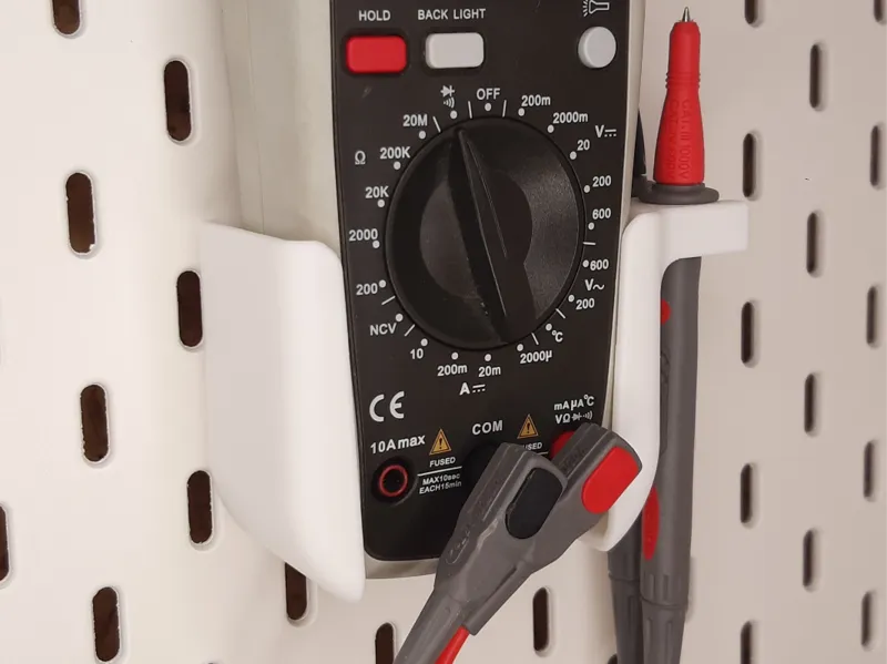 Skadis Multimeter Holder for Voltcraft VC155