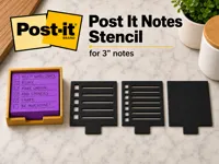 Support et pochoirs pour notes autocollantes — photo 1
