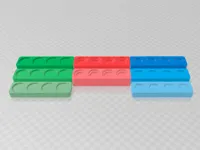 PLA, 0.2mm layer height, 3 walls, 10% infill, single color