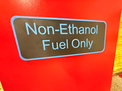 Non-Ethanol Fuel Sign, customizable