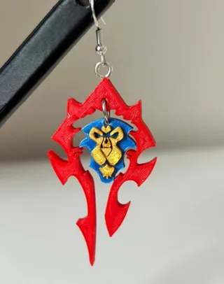 World of Warcraft | Alliance | Horde earrings