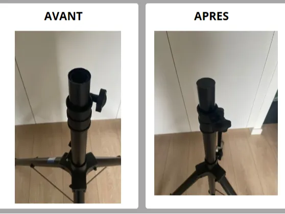 Bouchon pour tube de pied d'enceinte