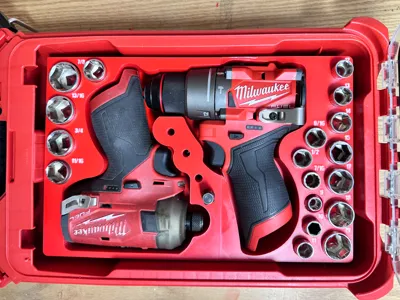 Packout insert for Milwaukee M12 drill and impact