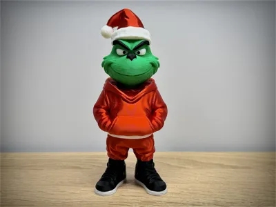 Dekoratif Urban Grinch Biblo Özel Tasarım Koleksiyonluk Süs