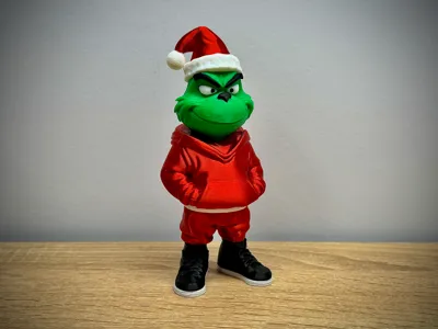 Dekoratif Urban Grinch Biblo Özel Tasarım Koleksiyonluk Süs