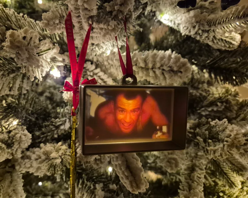 Die hard christmas tree decoration