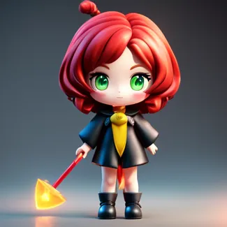 cute mage girl