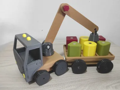 Articulated Arm Magnetic Truck