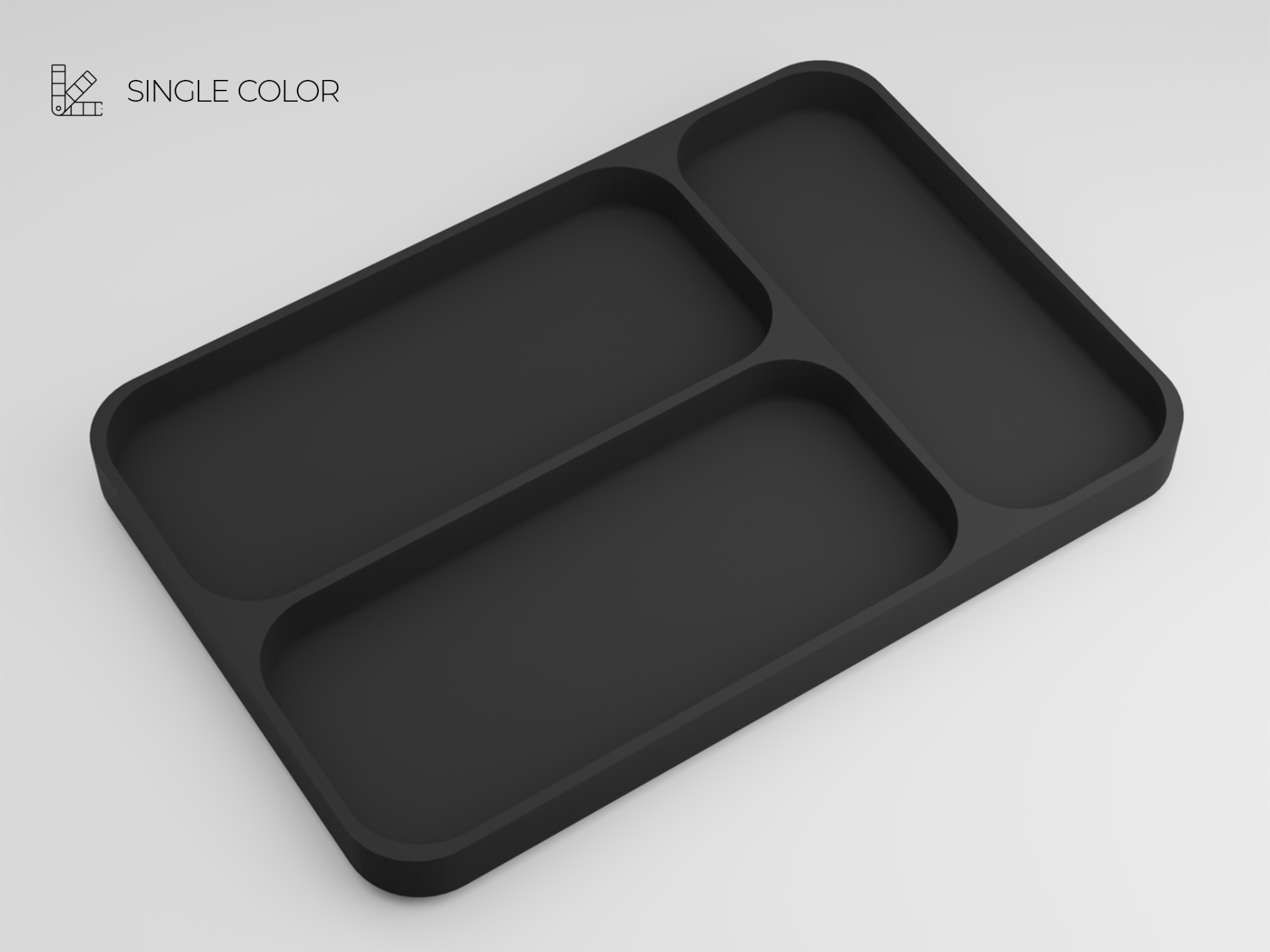 Modular Divided Catch-All Tray | Desk Organizer