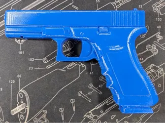 Glock 19 Blue Gun