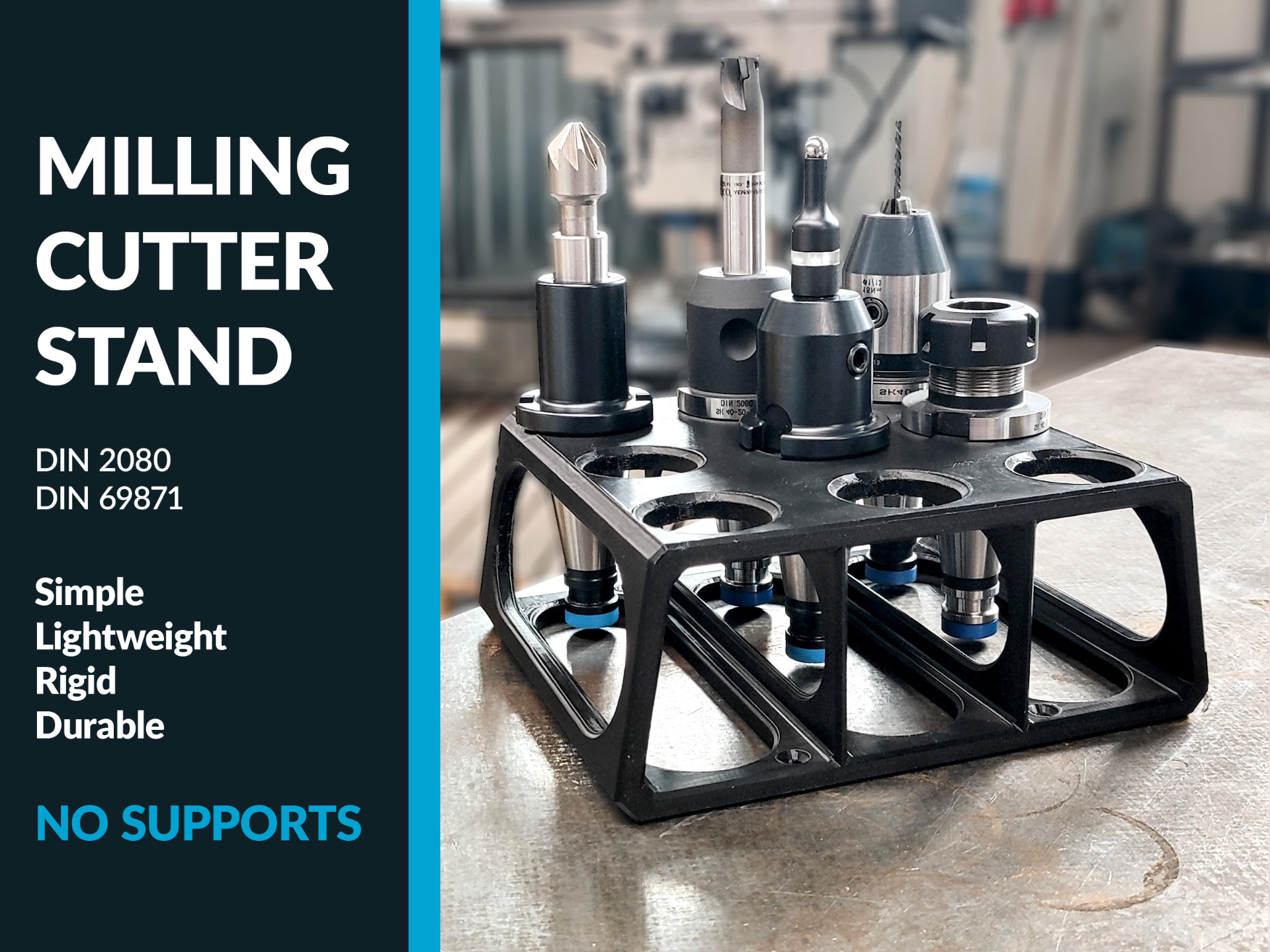 Milling cutter stand - SK40 / BT40 tool holder