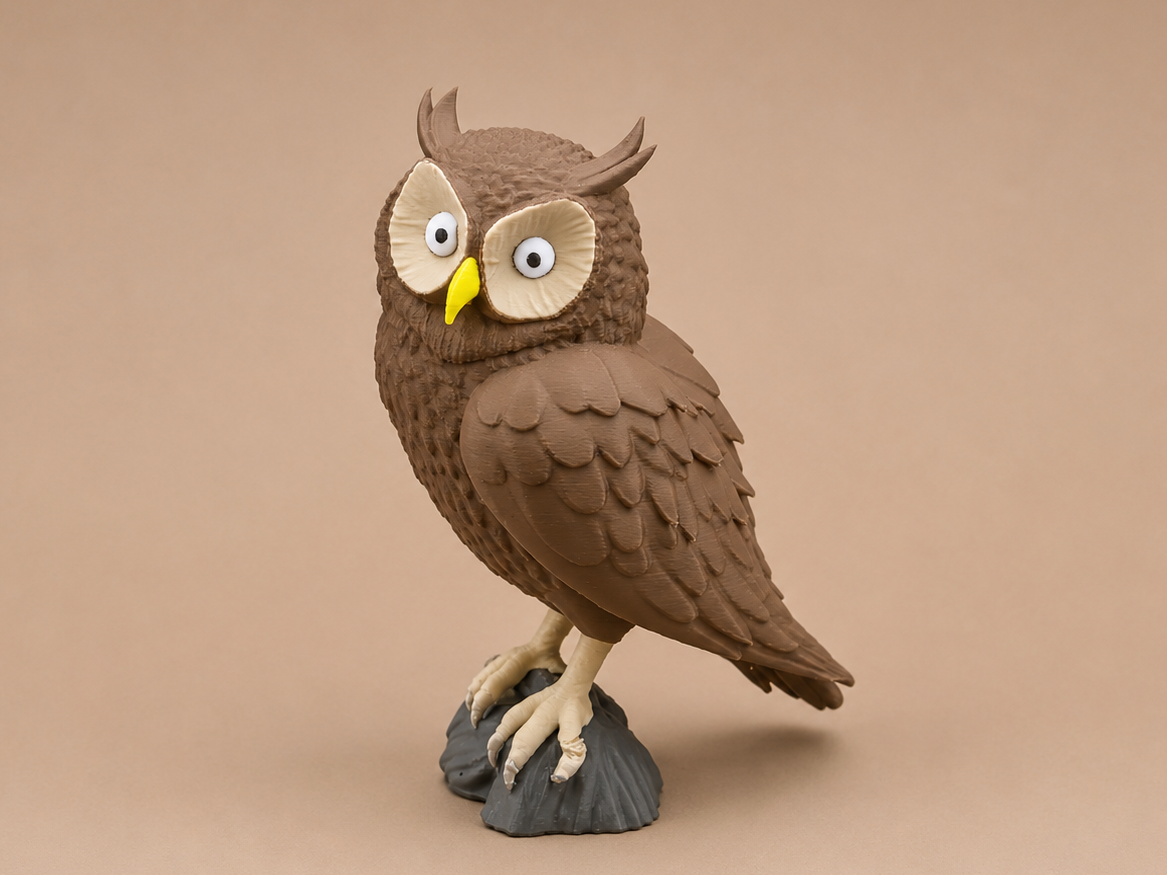 Owl on Rock