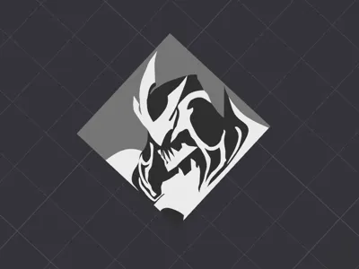 Galaxy Slayer Zed Minimalist Icon (3x3cm)