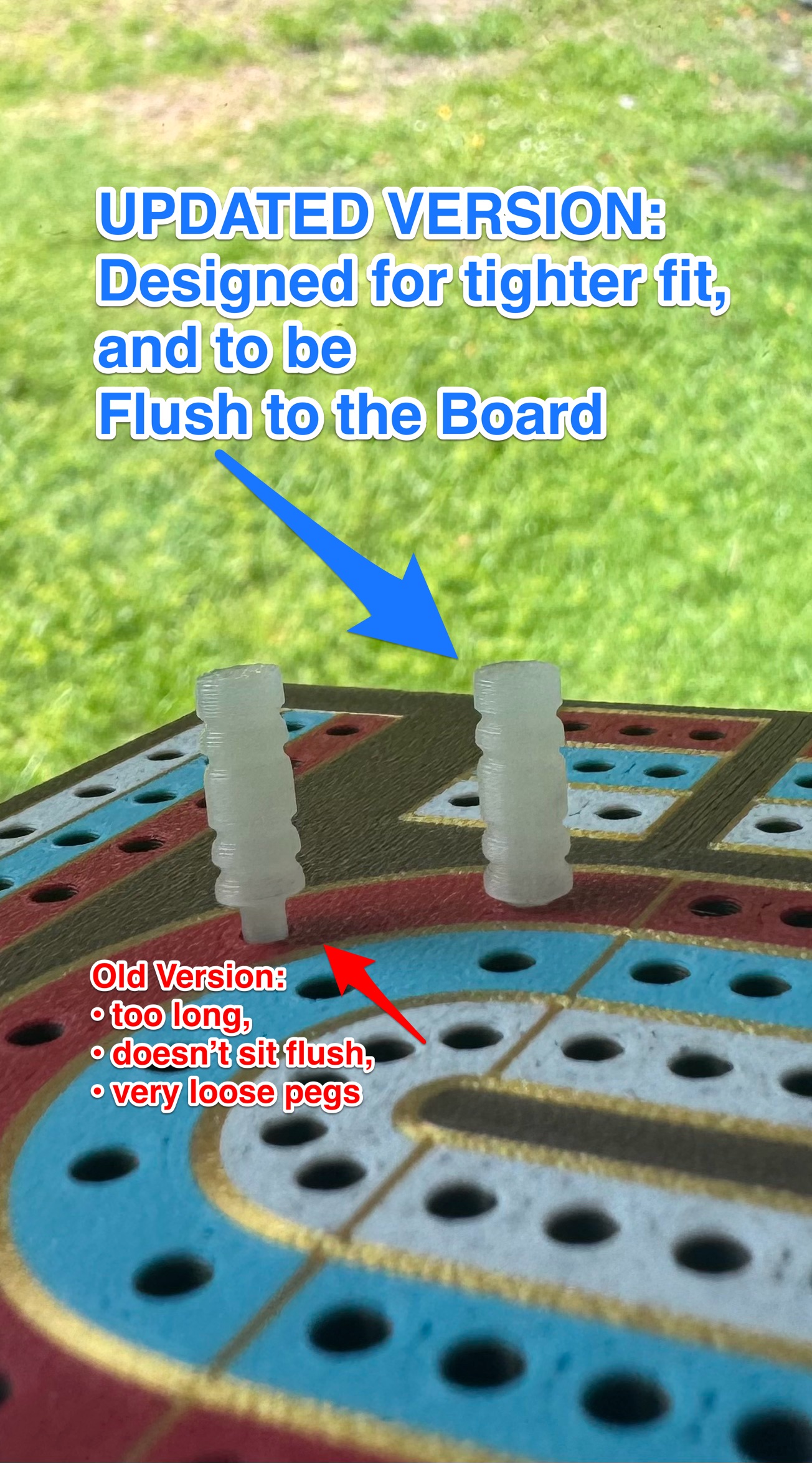 Miniatura 2 do modelo 3D Cribbage Board 