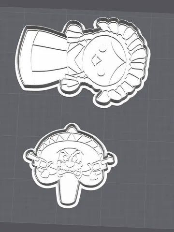 Cortador para modelado: Mexican Cookie Cutters — vista de referencia 2