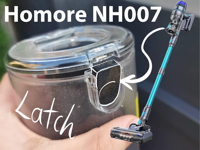 Latch Vacuum Cleaner Replacement Part Homore NH007