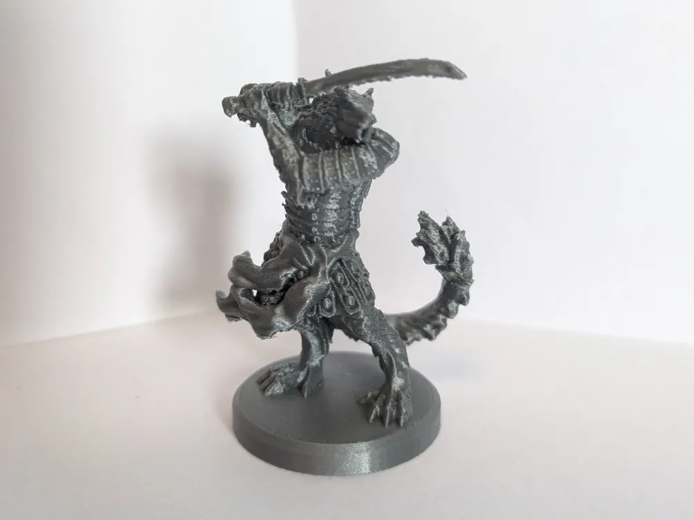 Werewolf Shifter Samurai dnd miniature 28mm by Darkwing MakerWorld