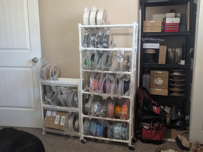 Filament Spool Shelf fittings