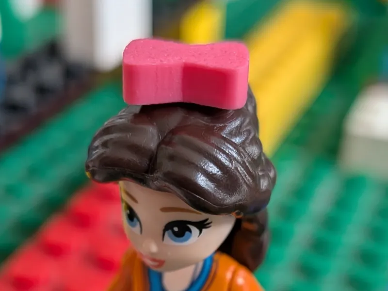 Brick Minifigure Hair Clip