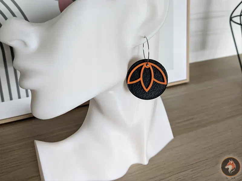 Boucles d’oreilles "Pétales" 
