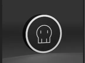 murder drones logo light box
