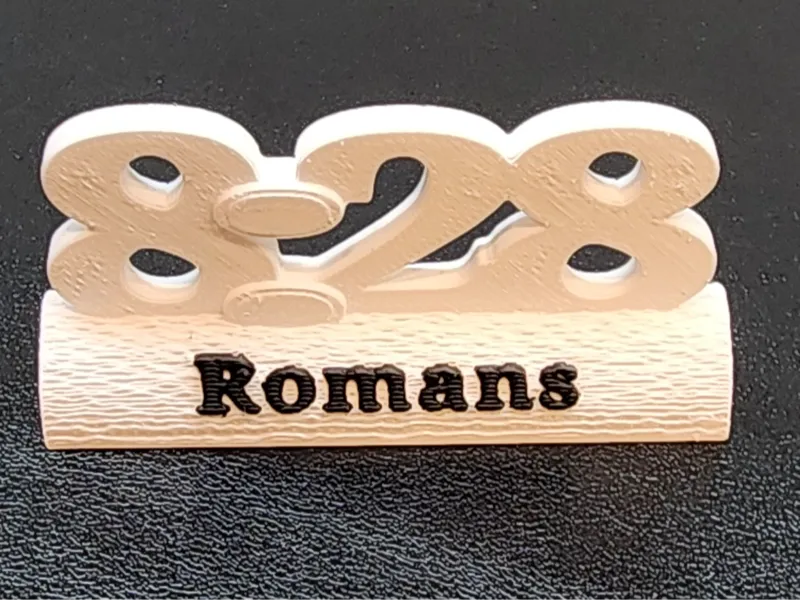 Romans 8:28 Fridge magnet/desk plaque