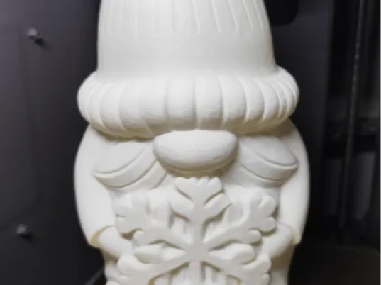 Gnome with snowflakes ( EASY PRINT 0% INFILL )