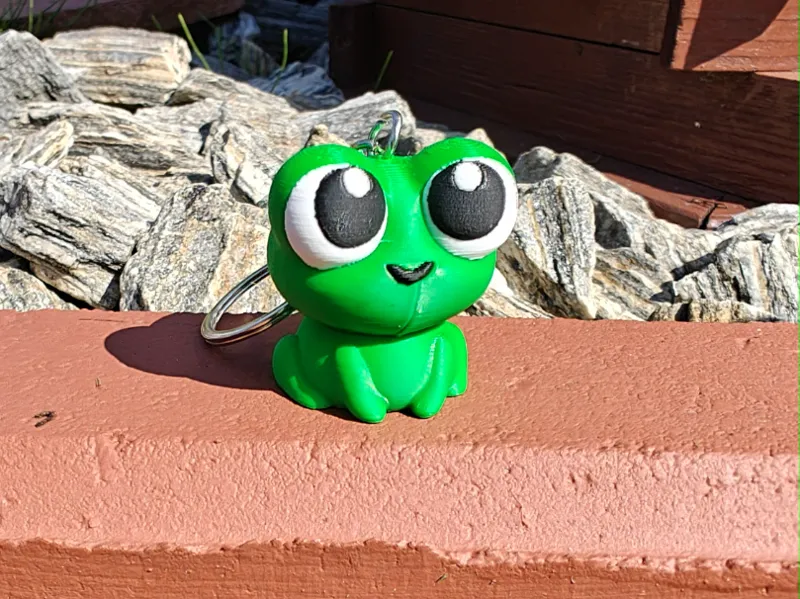 Frog keychain