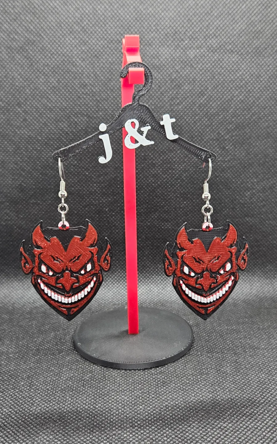 Devilish earrings - hue forge view 2