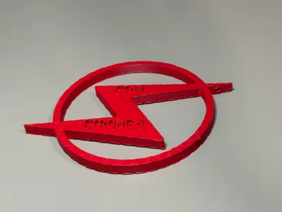 Honeycomb Flash 3D Effect Key Chain