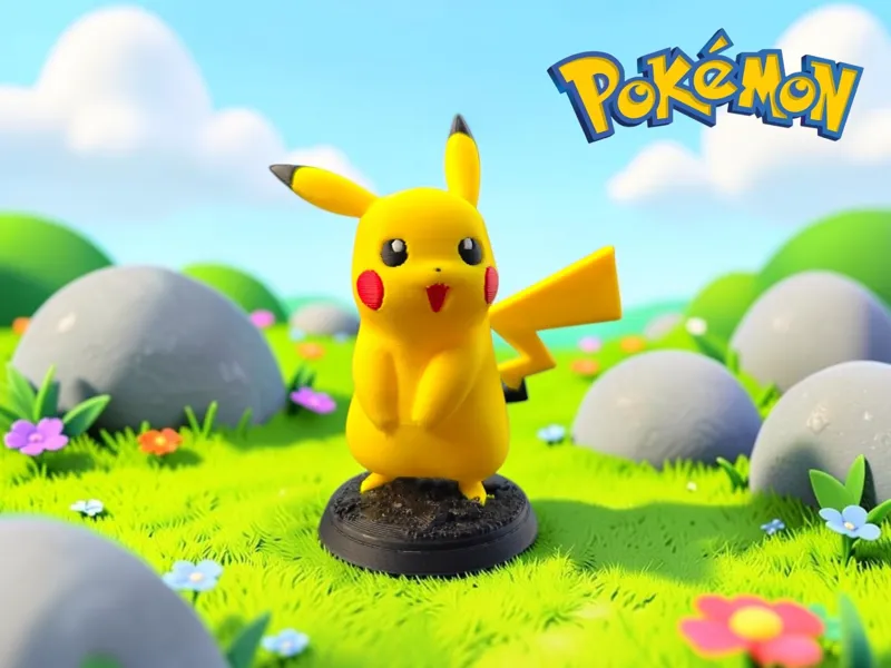 Pikachu Pokemon High Resolution Figure
