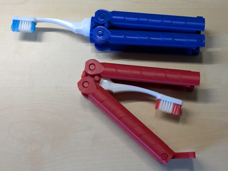 Butterfly toothbrush