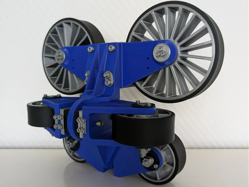 Falcon's Flight Roller Coaster Bogie (Printed)