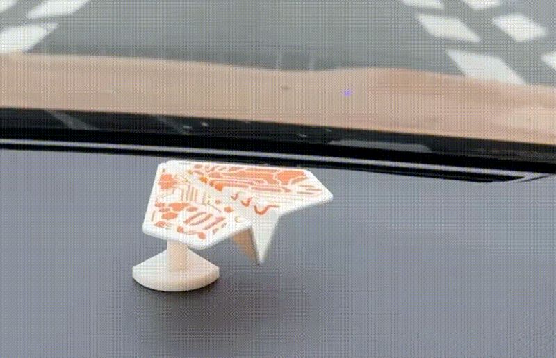 Suspended Inertia Car Decor Paper Plane New Yaer