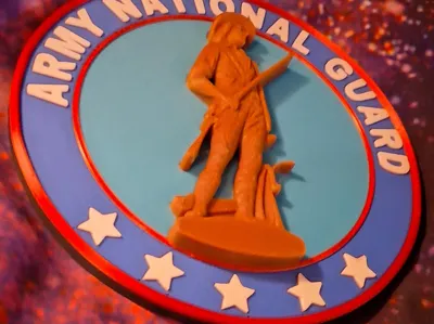 Army National Guard Plaque