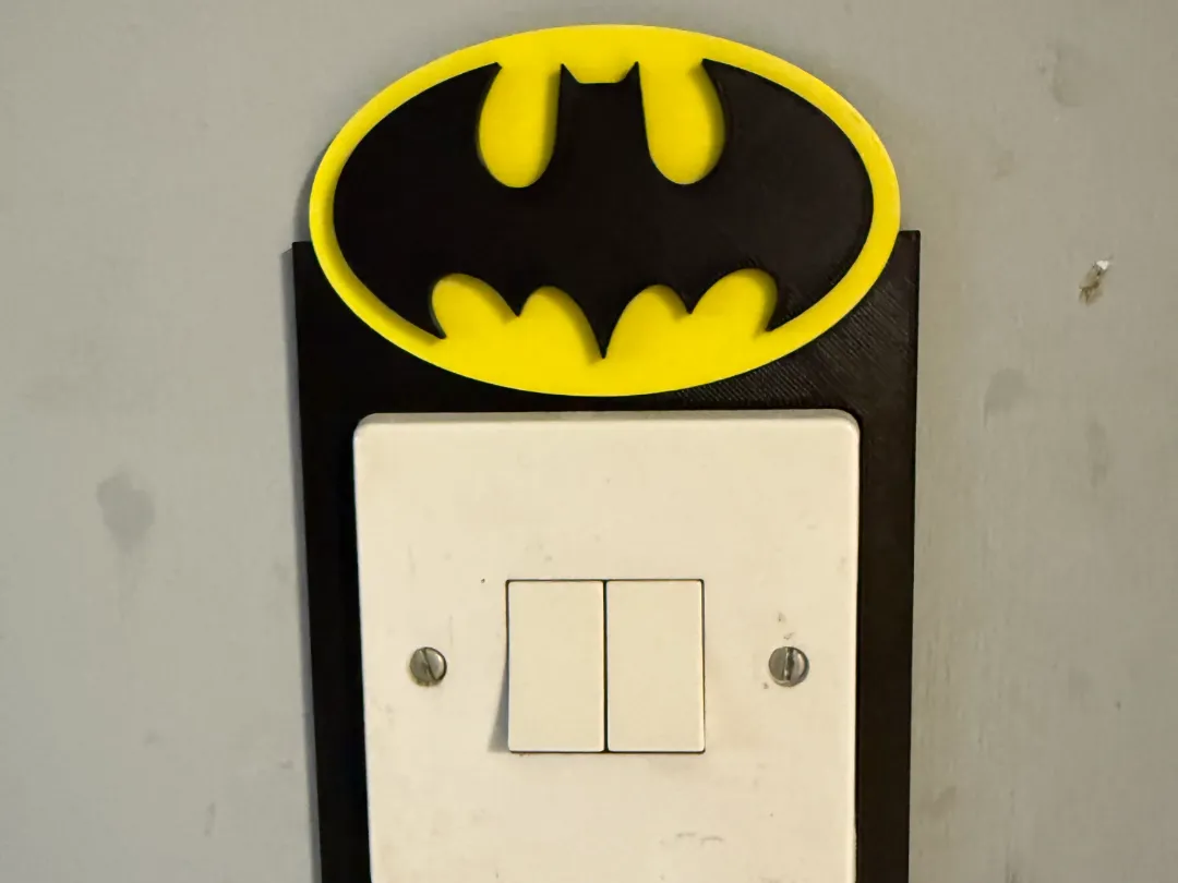 Batman Uk Light Switch Art - Free 3D Print Model - MakerWorld