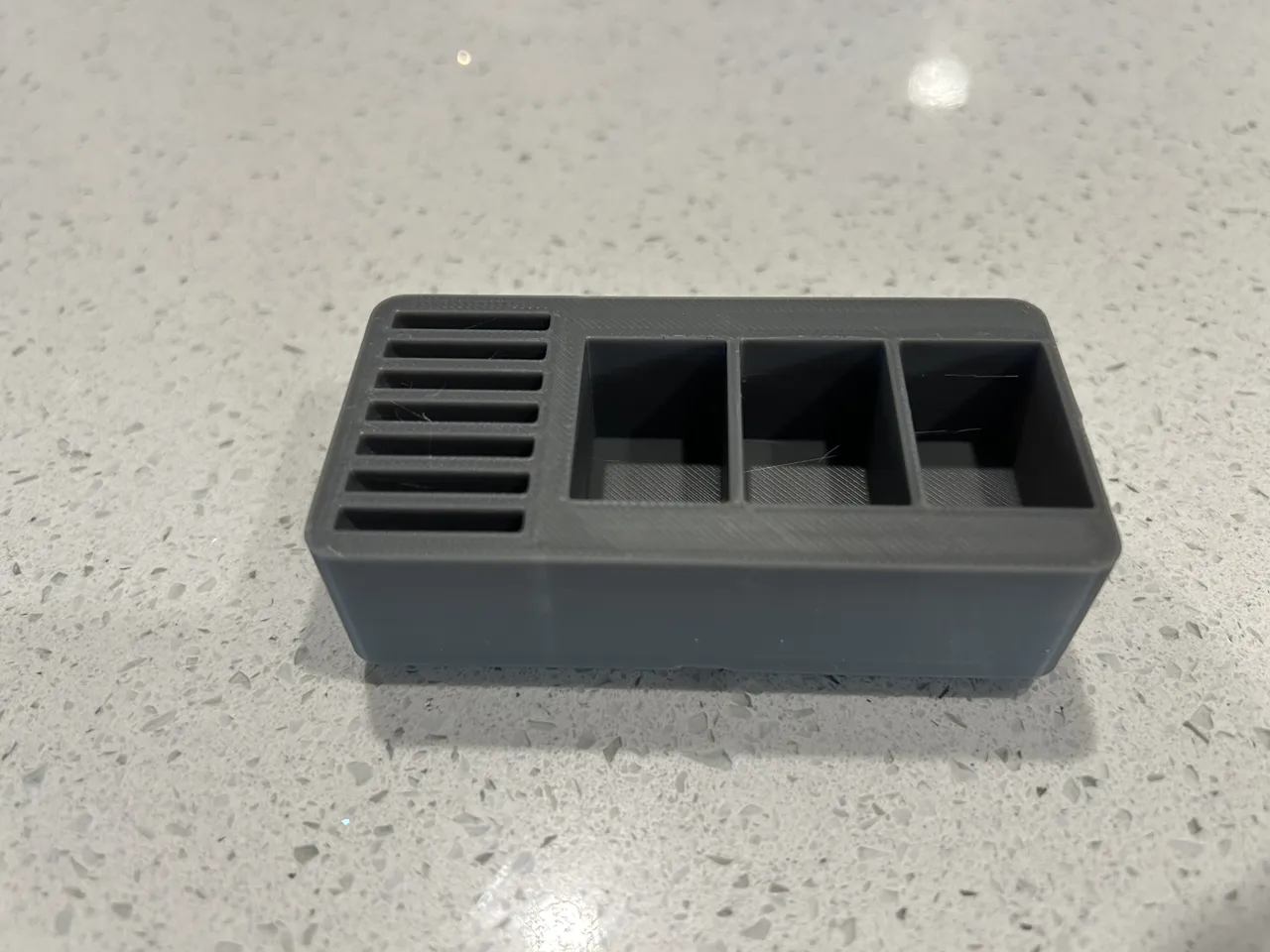 9V with CR2032 battery holders gridfinity 1x2 view 3