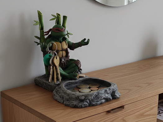 Raphael Zen Schlüsselhalter & Münzschale (TMNT)