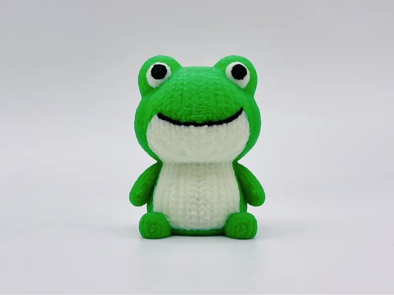 Knitted Frog