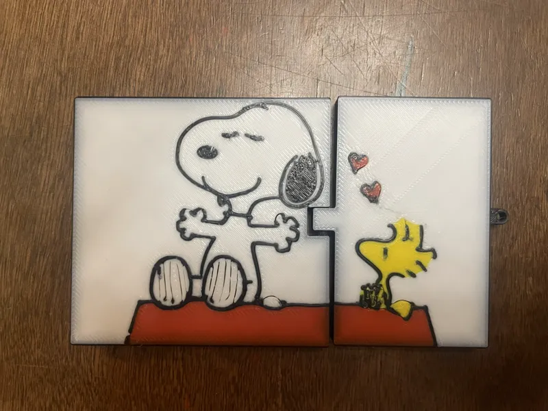 Snoopy Flexi Keychain