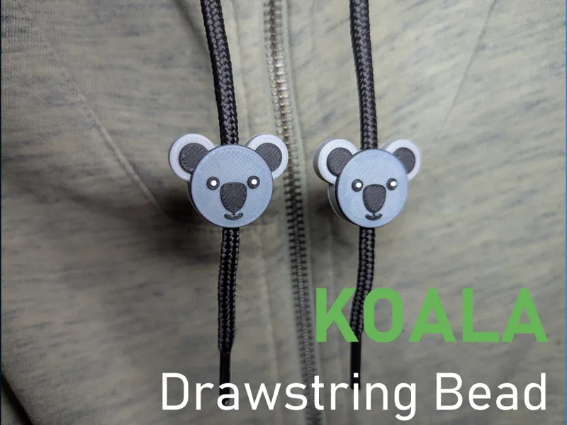 Koala - Drawstring Bead